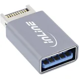 InLine USB 3.2 Adapter, intern USB-E Frontpanel Stecker zu USB-A Buchse