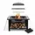 Blumfeldt Feuerschale Grill Ø 87 cm Grau