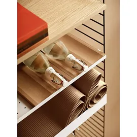 String Flaschenhalter Set Kork braun 19 x 30 cm