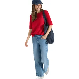 Cecil Kurzarm Pullover mit Struktur Rot L