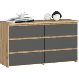 Milord Kommode CL100 100 x 57 x 35 cm Artisan-Grau