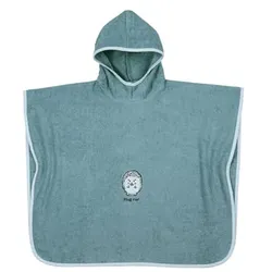 WÖRNER SÜDFROTTIER Bade-Poncho Igel blau, 86