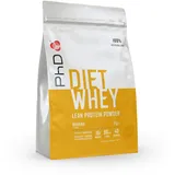 PHD Diet Whey Protein 1kg Banane, Kalorienarmes High Protein Eiweißpulver zur Diät Unterstützung mit 16g Eiweiß pro Portion