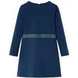 vidaXL Kinderkleid Marineblau Langarmkleid 116