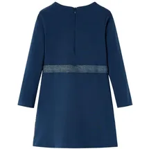 vidaXL Kinderkleid Marineblau Langarmkleid 116