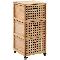 Badschrank 41x41x91 cm Massivholz Walnuss