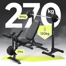 Zipro Superset Hantelbank Schwarz