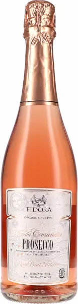 Civranetta Prosecco Spumante Rosè Brut Nature Fidora 2024 BIO