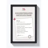 walther design Walther Kunststoffrahmen Steel Style ES130B 21x29,7cm schwarz