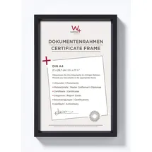 walther design Walther Kunststoffrahmen Steel Style ES130B 21x29,7cm schwarz| Preis nach Code NIKOLAUS