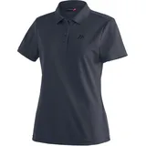 Maier Sports Ulrike Kurzarm-poloshirt - Night Sky - L