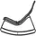 Woood Gartenstuhl TOMS 51 x 97 x 51 cm schwarz 1 St.