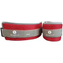 Sveltus Aqua Band Gewichtsmanschetten 2 x 1 kg Zusatzgewicht rot