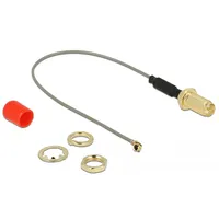 DeLock Antennenkabel - RP-SMA Gefäß zu MHF/U.FL Stecker