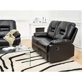 Beliani Sofa manuell verstellbar 2-Sitzer Bergen