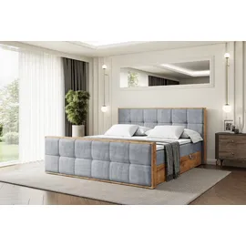 altdecor Boxbett 120 x 200 cm H4 Grau