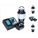 Makita DMR 056 RG1 Akku Radio 18 V FM DAB+ mit Laterne 360° Taschenlampe IP6 Baustellenradio