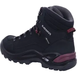Lowa Renegade GTX Mid Damen Schwarz/Pflaume 41