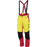 Worky Safety Line Forstschutzhose Komfort Gr.52 neongelb/rot