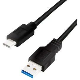 Logilink USB-A auf USB-C 15 m Schwarz