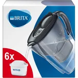 BRITA Fill&enjoy Marella Cool graphite + 6 Kartuschen