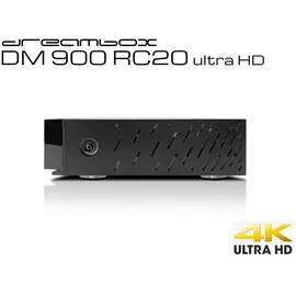 DreamBox DM900 RC20 UHD 4K 1x DVB-S2X MS Tuner 2TB HDD E2 Linux PVR Receiver