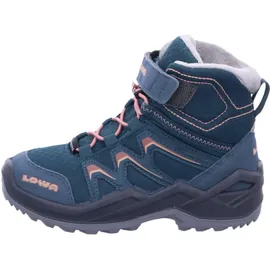 Lowa Maddox Warm GTX MID JR petrol/rose 33