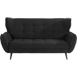 2-Sitzer LEONIQUE "Ariana", grau (charcoal), B:191cm, 100% Polyester, Sofas