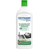 Heitmann pure Glaskeramik- und Edelstahl Reiniger | Reinigung, Glanz und Pflege | 250 ml