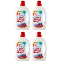 4er-Pack FELCE AZZURRA Mon Amour Fresh Color Detersivo, Flüssigwaschmittel für Farbige Kleidung 26 Wäschen 1,560L
