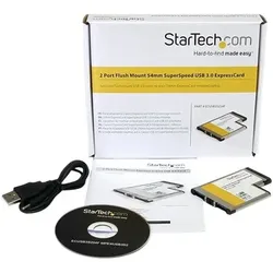 StarTech.com 2 Port USB 3.0 ExpressCard 54mm UASP Unterstützung USB-Adapter x 2