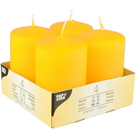 Papstar Stumpenkerzen 8 x 5 cm 4 St. lila