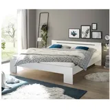 Pol-Power Bett in Weiß. Abmessungen (BxHxT) 185x71x204 cm weiß