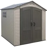 Lifetime Gerätehaus Fox 2,15 x 2,13 x 2,28 m hellgrau/dunkelgrau