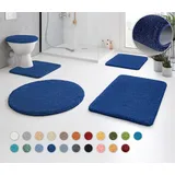 KLEINE WOLKE Relax Set 2-tlg. 50 x 50 cm + 55 x 85 cm atlantikblau