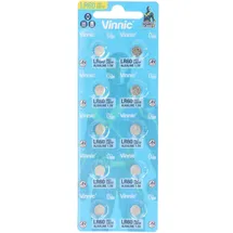 Vinnic AG1 Knopfzelle 14 mAh 10 St.