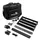 Palmer Pedalbay 40 PB - Pedalboard mit Powerbar/Netzteil mit 8 Ausgängen, schwarz, 40 cm