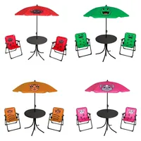 Mojawo 4-teiliges Kinder Campingmöbel Set-mkcs1001-pink-var