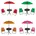 4-teiliges Kinder Campingmöbel Set-mkcs1001-pink-var