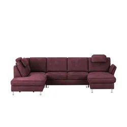 Mein Sofa bold Wohnlandschaft  Veit , rot , Maße (cm): B: 305 H: 90 T: 200.0