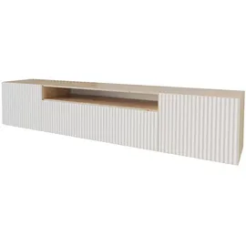 altdecor NOA-2 Lowboard 200 cm x 40 cm x 41 cm Weiß Holzwerkstoff