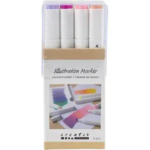 Creativ Company Zeichenmarker 12 St. Pastellfarben