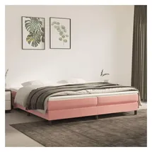 vidaXL Boxspringbettgestell 200 x 200 cm Rosa