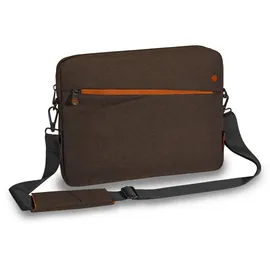 PEDEA Tablet-Tasche bis 12,9 Zoll für Apple iPad/Samsung Galaxy Tab/Microsoft Surface/Trekstor SurfTab Braun/Orange