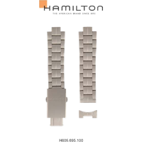 Hamilton Metall Khaki Field Mechanic Band-set Edelstahl H695.695.100 - silber
