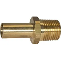 Riegler Einschraubstutzen, MS, 3/4 BSP, für Rohr Außen-Ã ̧ 28 mm