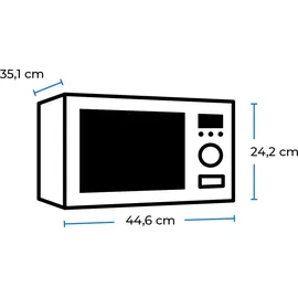 Exquisit MW717-070G silber