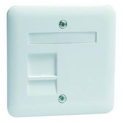 Peha Standard - Abdeckung Kommunik.-Syst., reinweiß, Beschriftungsfeld