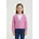 TOM TAILOR Mädchen Gr 128 flashy mauve Strick Obermaterial 100 Polyester unifarben lässig geschnitten hüftlang Flachstrickbündchen Strickjacken mit