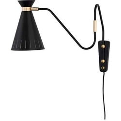 Warm Nordic - Cone Wandleuchte Black Noir - 16 cm - 36 cm